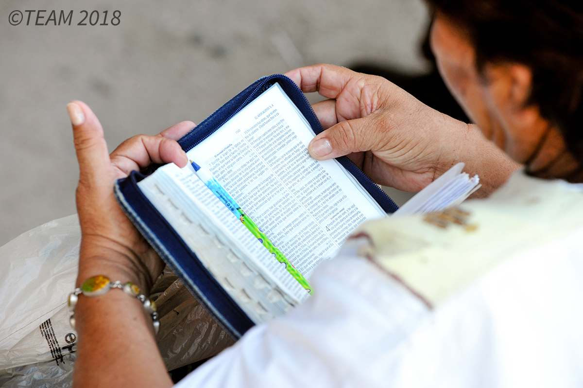 Woman with a Bible