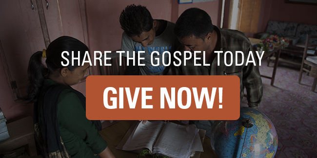 Share the Gospel Today! Click here to give now.