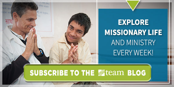 Explore missionary life and ministry every week! Subscribe to the TEAM blog.