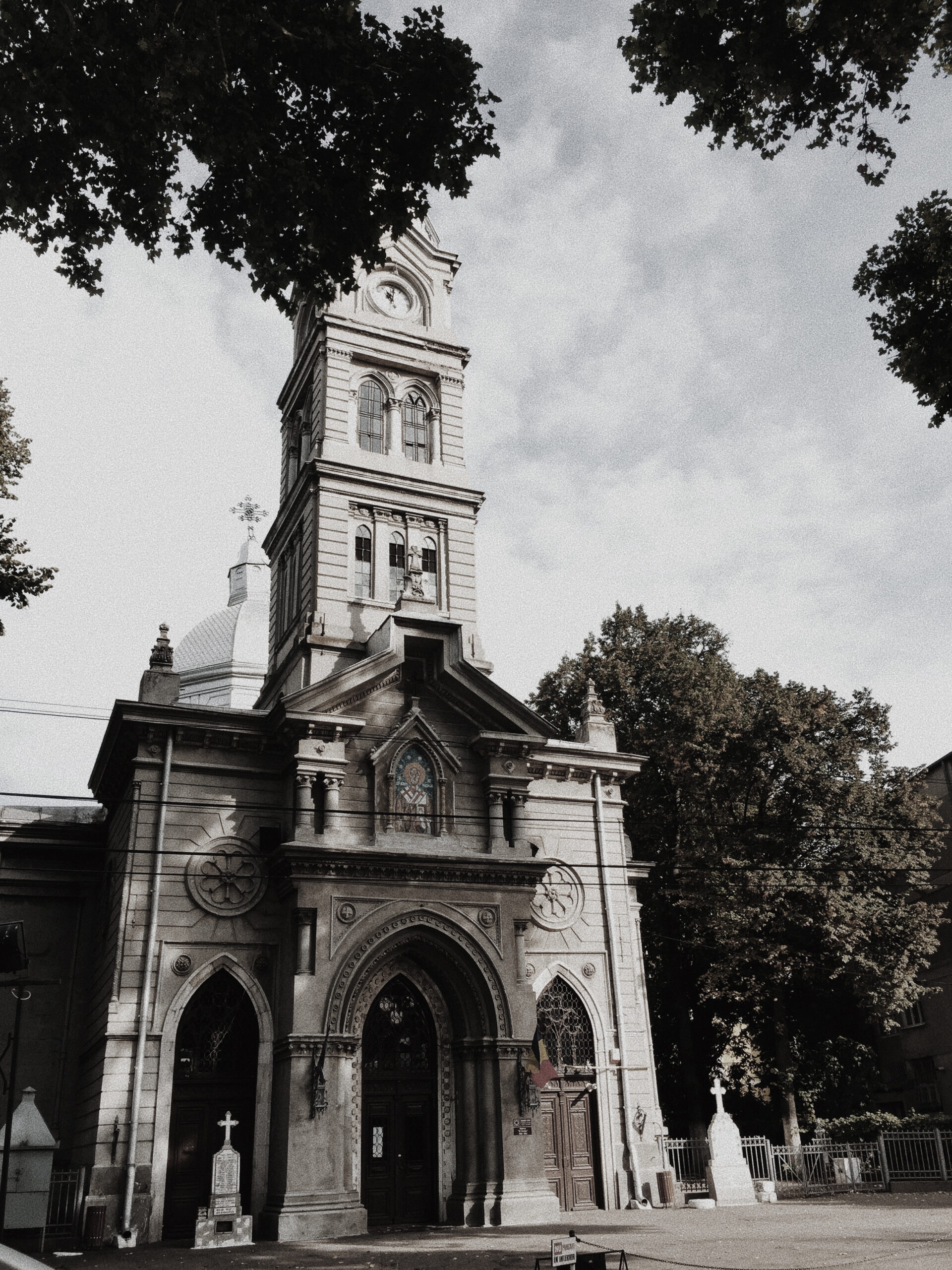 An old church building.